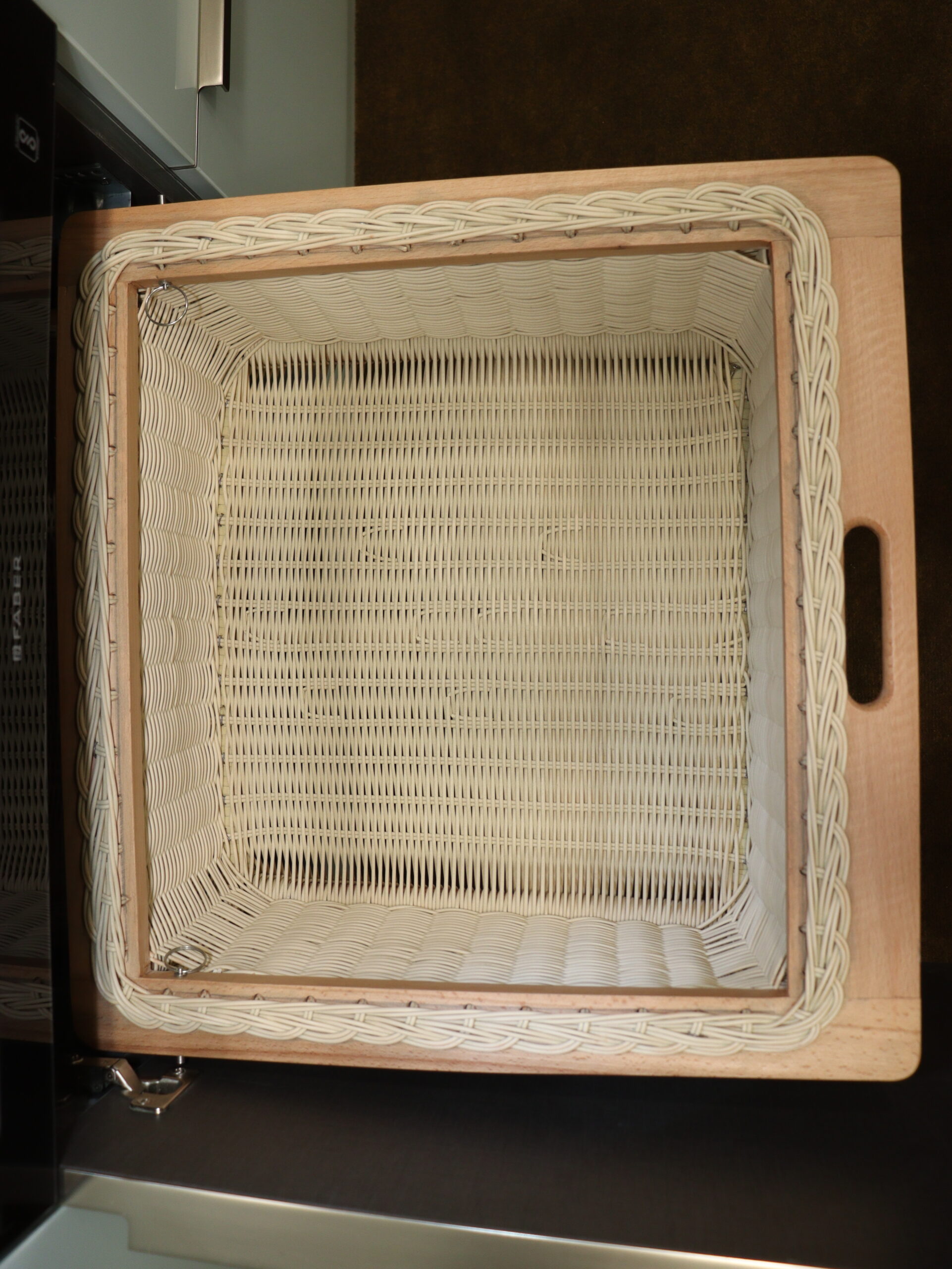 PVC Wicker Basket – Stylish, Breathable Storage for Dry Groceries & Kitchen Essentials - Image 2