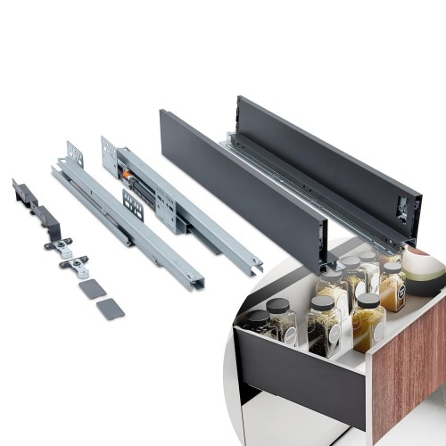 Slim Tandem Drawer – Sleek Storage with Soft-Close Precision