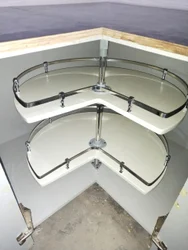 Wooden Carousel – Rotating Storage for Efficient and Accessible Kitchen Organization